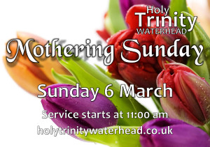 2016-03-06 -- Mothering Sunday (HTW)