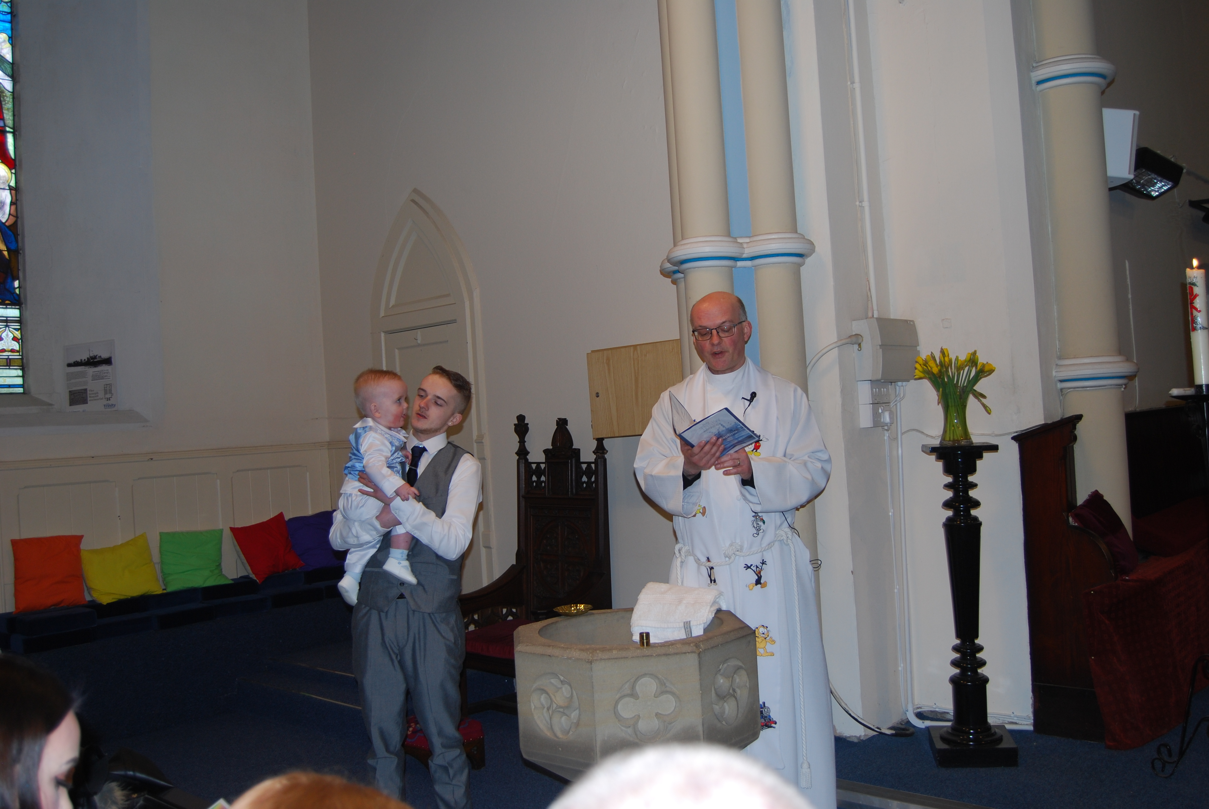 2018-03-04 — The baptism of Leo Hodges - Holy Trinity Church, Waterhead, Oldham