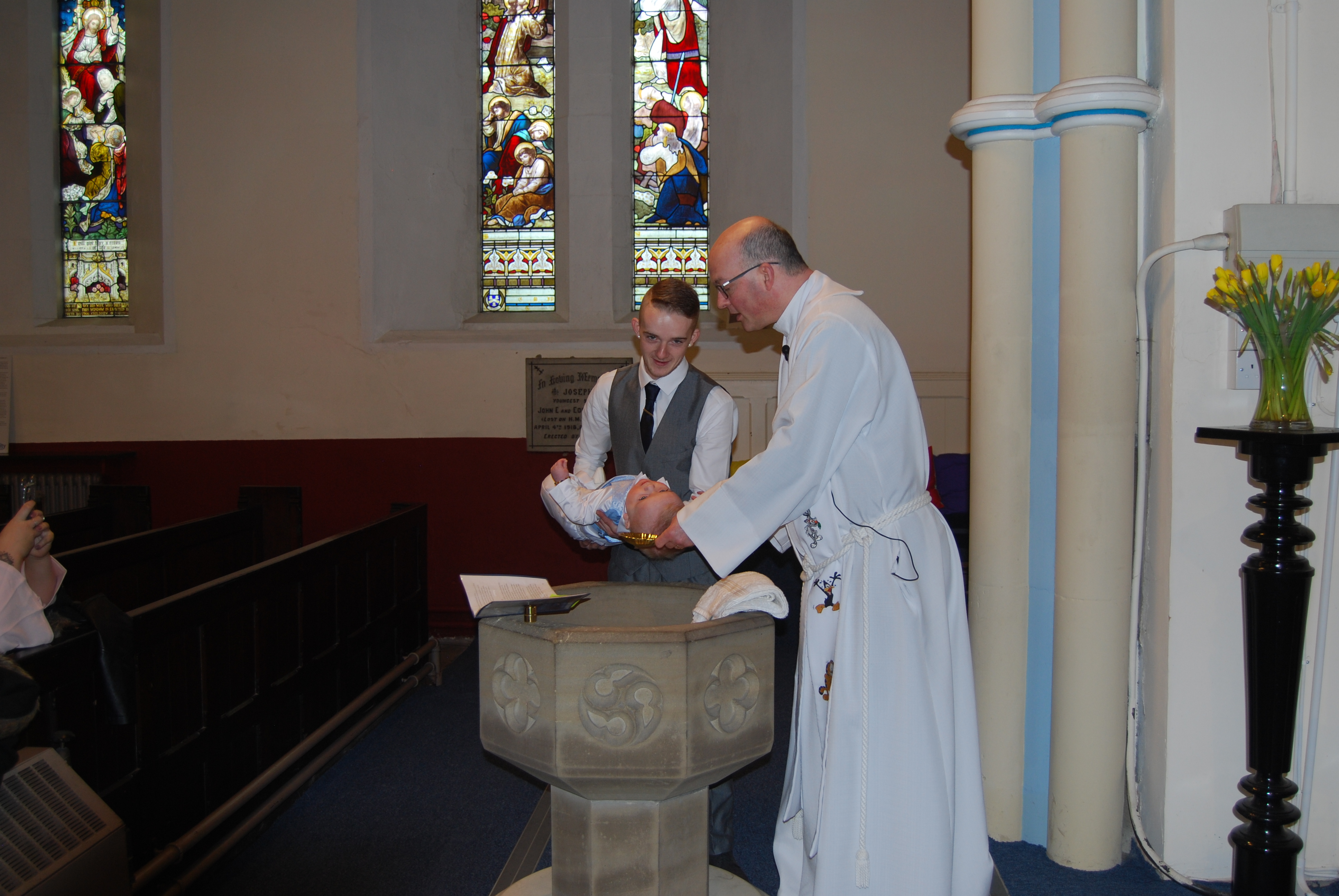 2018-03-04 — The baptism of Leo Hodges - Holy Trinity Church, Waterhead, Oldham3872 x 2592