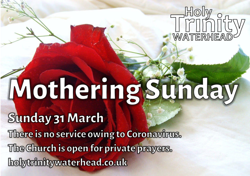 Mothering Sunday Holy Trinity Church, Waterhead, Oldham