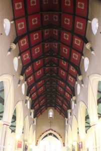 Holy Trinity Church, Waterhead - Church Interior - Roof of Nave - Modern Day
