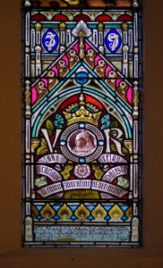 Holy Trinity Church, Waterhead - Victoria window detail